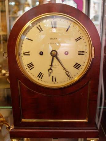 English Fusee Bracket Clock by Dent of London image-1