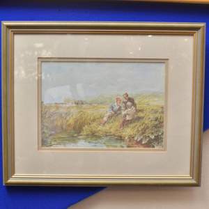 The Little Hayfield by David Cox