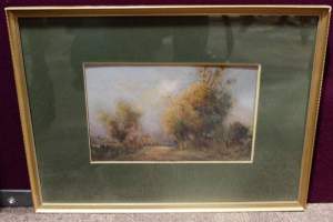 William Bartol Thomas Watercolour of Somersby Lane