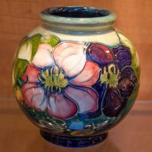 Walter Moorcroft Large Clematis Vase