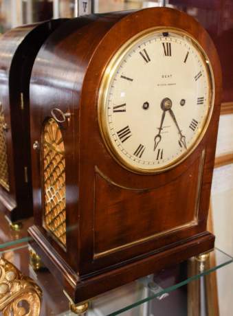English Fusee Bracket Clock by Dent of London image-2