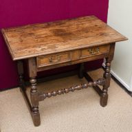 17th Century Country Oak Side Table