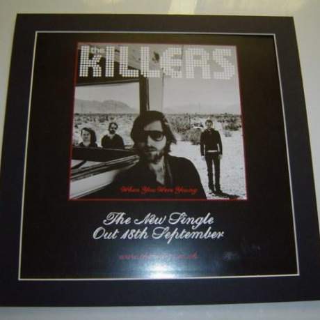 4 x The Killers Original Uk Rare Posters In Mounts Ready To Frame image-1