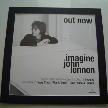 4 x John Lennon Original Rare Posters In Mounts Ready To Frame image-1