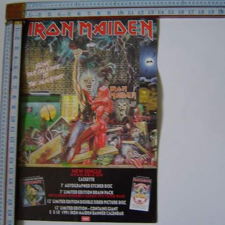 Iron Maiden Bring Your Daughter To The Slaughter  Original Poster image-1