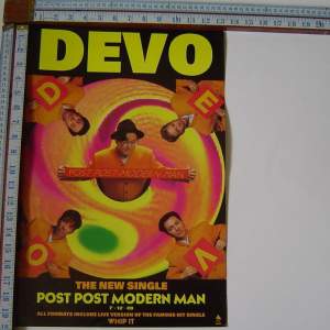 Devo Post Modern Man 1990  Original Poster