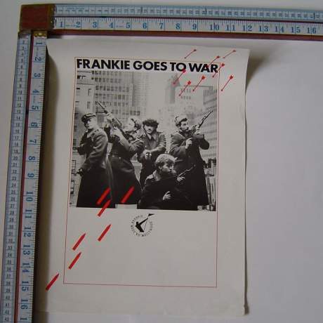 Frankie Goes To Hollywood Goes To War  1984 Original Poster image-1