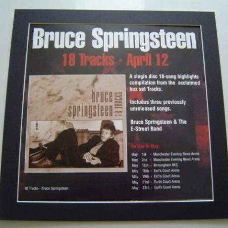 4 x Bruce Springsteen  Rare Posters In Mounts Ready To Frame image-1