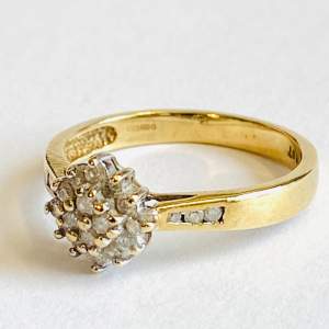 9ct Gold Multi Diamond Ring
