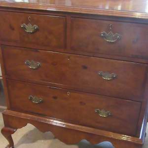 Good Quality Antique Walnut Chest on Stand
