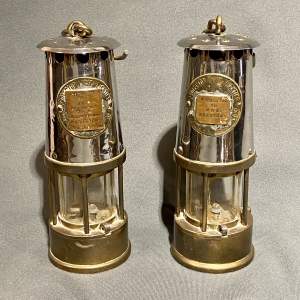 Set of Two Eccles Miners Lamps