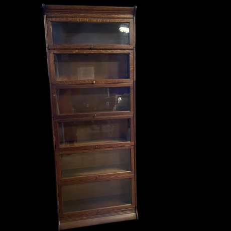 Oak Sectional Stacking Bookcase image-1