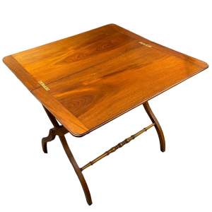 Victorian Mahogany Folding Coaching Table