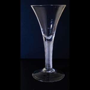George II c1750 Air Twist Wine Glass