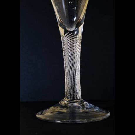 George II c1750 Air Twist Wine Glass image-2