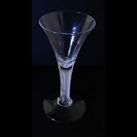 George II c1750 Air Twist Wine Glass image-3