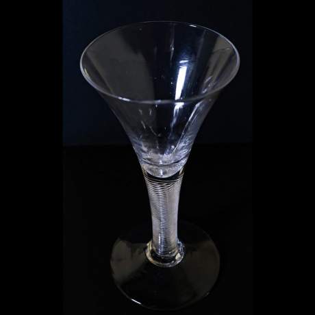 George II c1750 Air Twist Wine Glass image-4