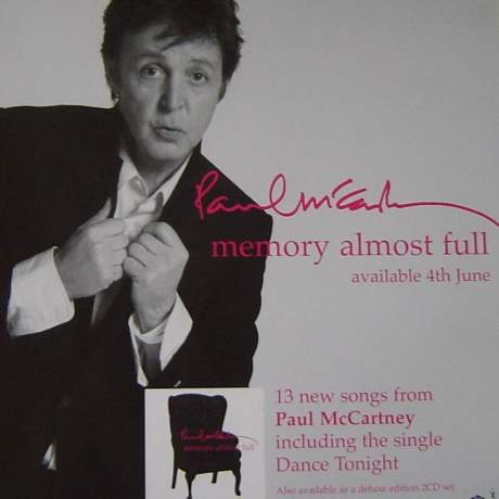 Paul McCartney Memory Poster In A Mount Ready To Frame image-1