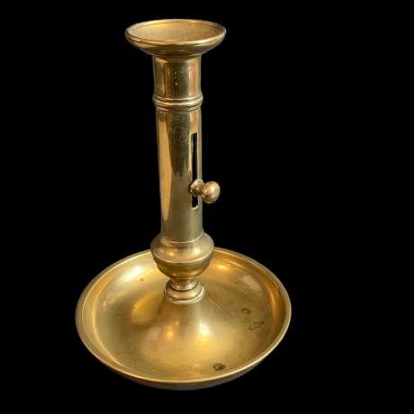 19th Century Brass Candlestick image-1