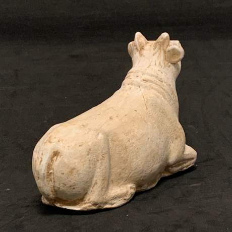 Tang Dynasty Pottery Reclining Bull image-2