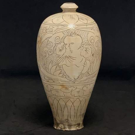 Sung Yuan style Cizhou Twins Vase image-2