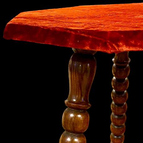 Antique Bobbin Turned Oak Gypsy Table image-3