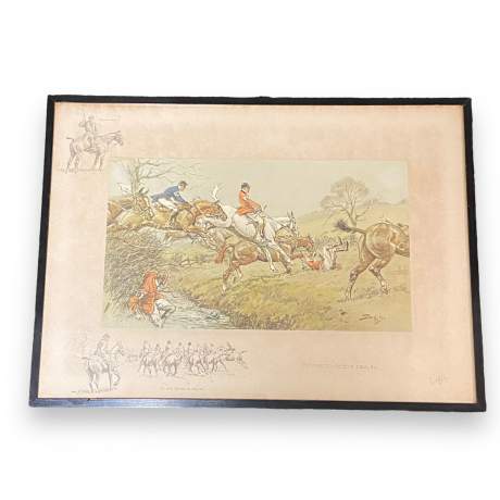Original Snaffles - Charles Johnson Payne Signed Print - Cavalry image-1