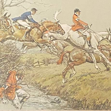 Original Snaffles - Charles Johnson Payne Signed Print - Cavalry image-2