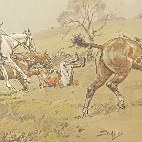 Original Snaffles - Charles Johnson Payne Signed Print - Cavalry image-3