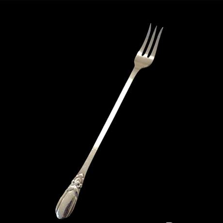 Early 20th Century Danish Silver Fork by EVALD NIELSEN image-1