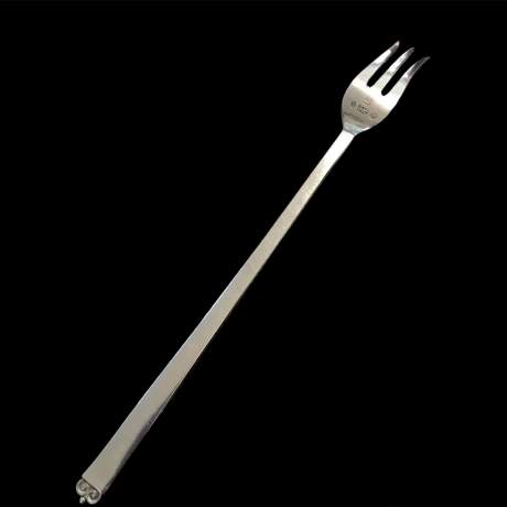 Early 20th Century Danish Silver Fork by EVALD NIELSEN. image-2