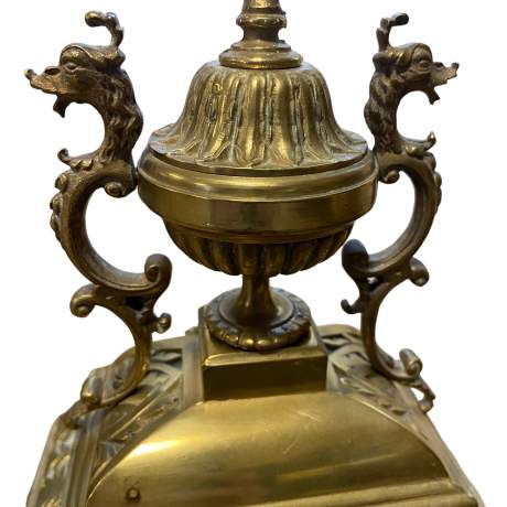 Early 19th Century French Brass Mantle Clock image-4