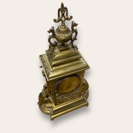 Early 19th Century French Brass Mantle Clock image-9