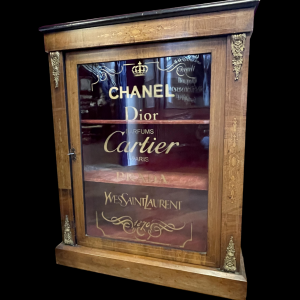Antique Pier Cabinet - Small Glazed Bookcase