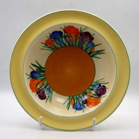 Clarice Cliff Autumn Crocus Dessert Bowl image-1