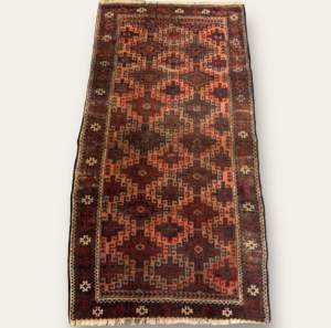 Attractive Hand Knotted Persian Belouch Tribal Rug