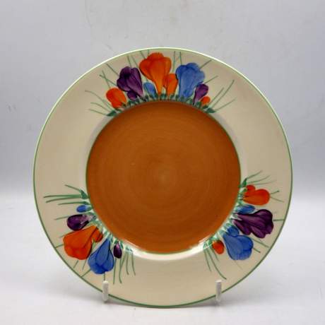 Clarice Cliff Art Deco Autumn Crocus Cup Saucer & Plate image-5