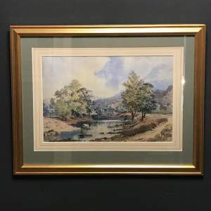 19th Century Charles Rowbottom Signed Watercolour