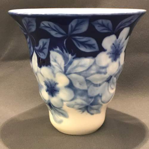 Limoges French Blue and White Vase by Tharaud image-4