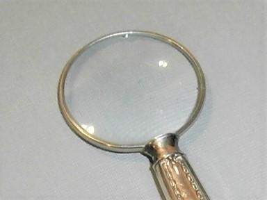 Petite Silver Handled Magnifying Glass  Sheffield 1960 image-2