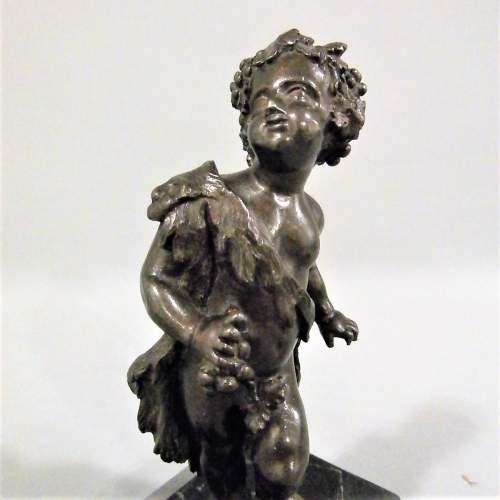 19th Century French Bronze Figure of a Cherub image-2
