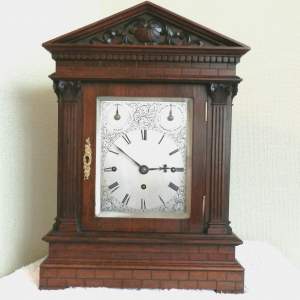 English Rosewood Bracket Clock