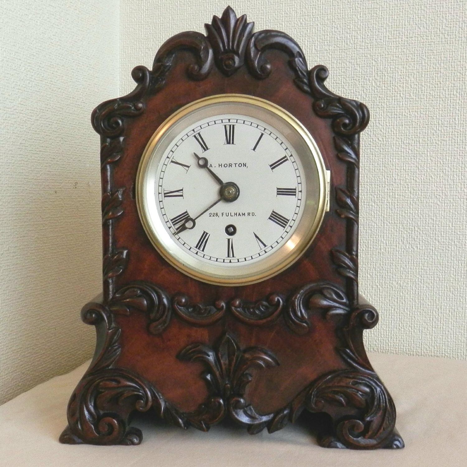 'Made in England' Bracket clock Antique clock hands from original design BC6 