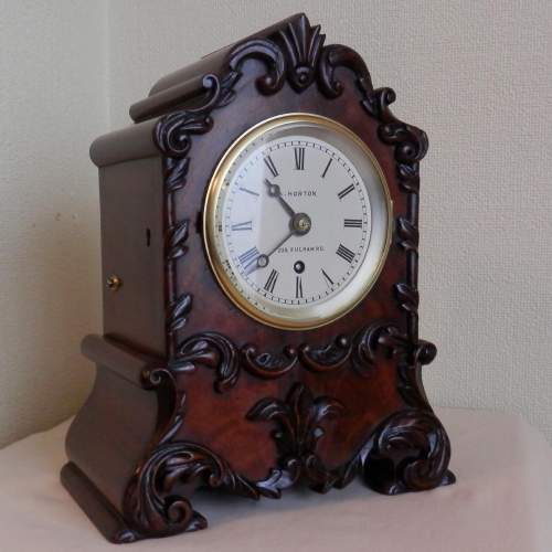Small English Fusee Bracket Clock image-2