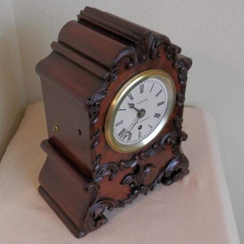 Small English Fusee Bracket Clock image-3