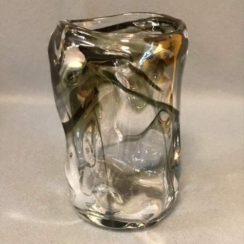 Whitefriars 1960s Knobbly Glass Vase image-1