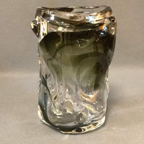 Whitefriars 1960s Knobbly Glass Vase image-4