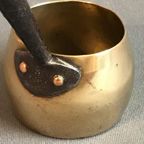 Old Little Brass Saucepan image-3