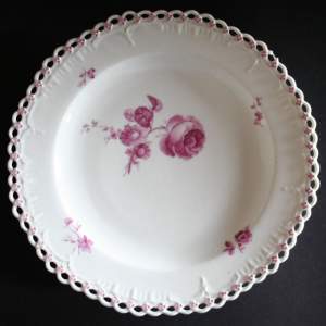 Royal Porcelain Factory Berlin Handpainted Plate Circa 1790 (Plate #2)