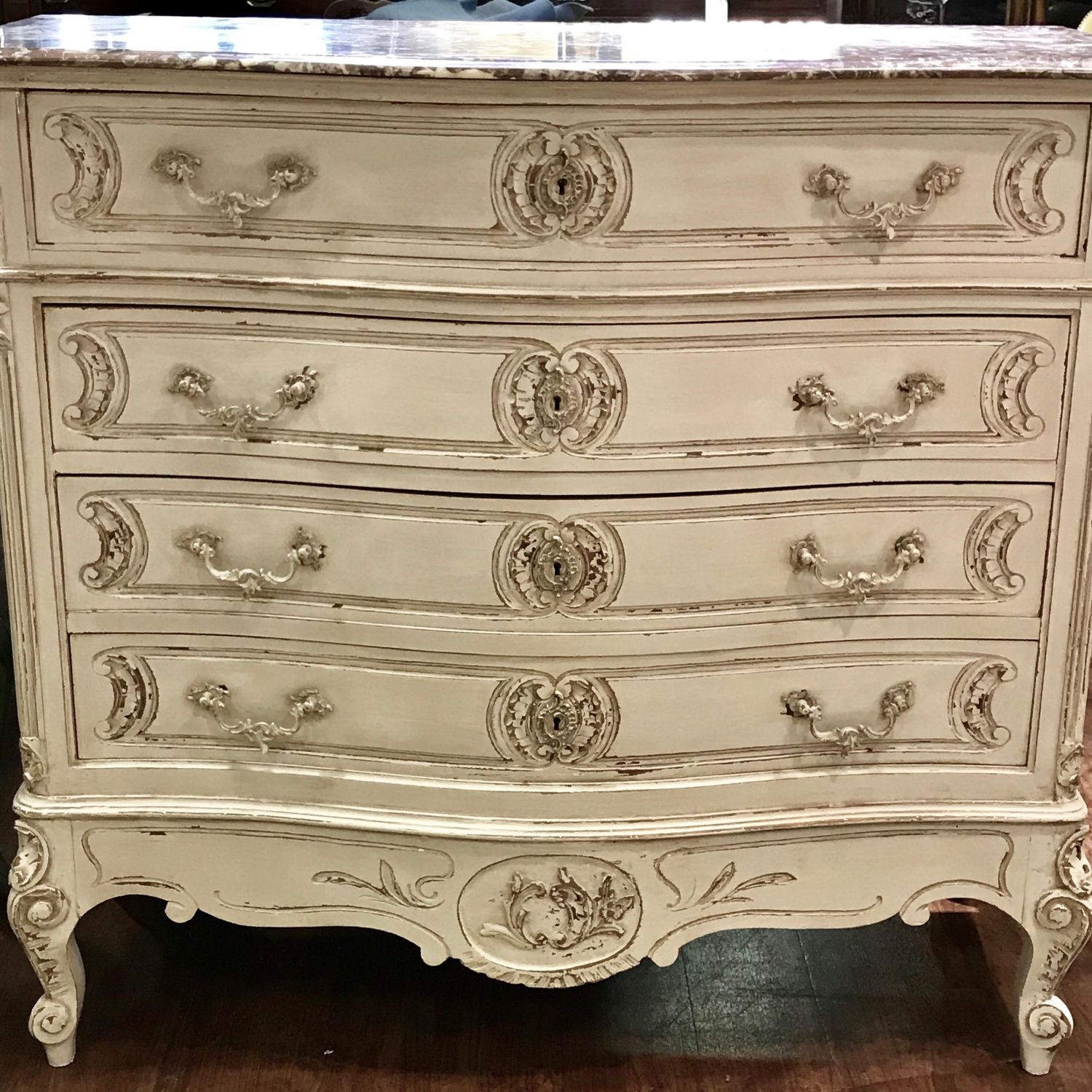 French Marble Topped Chest Of Drawers Antique Chest Of Drawers